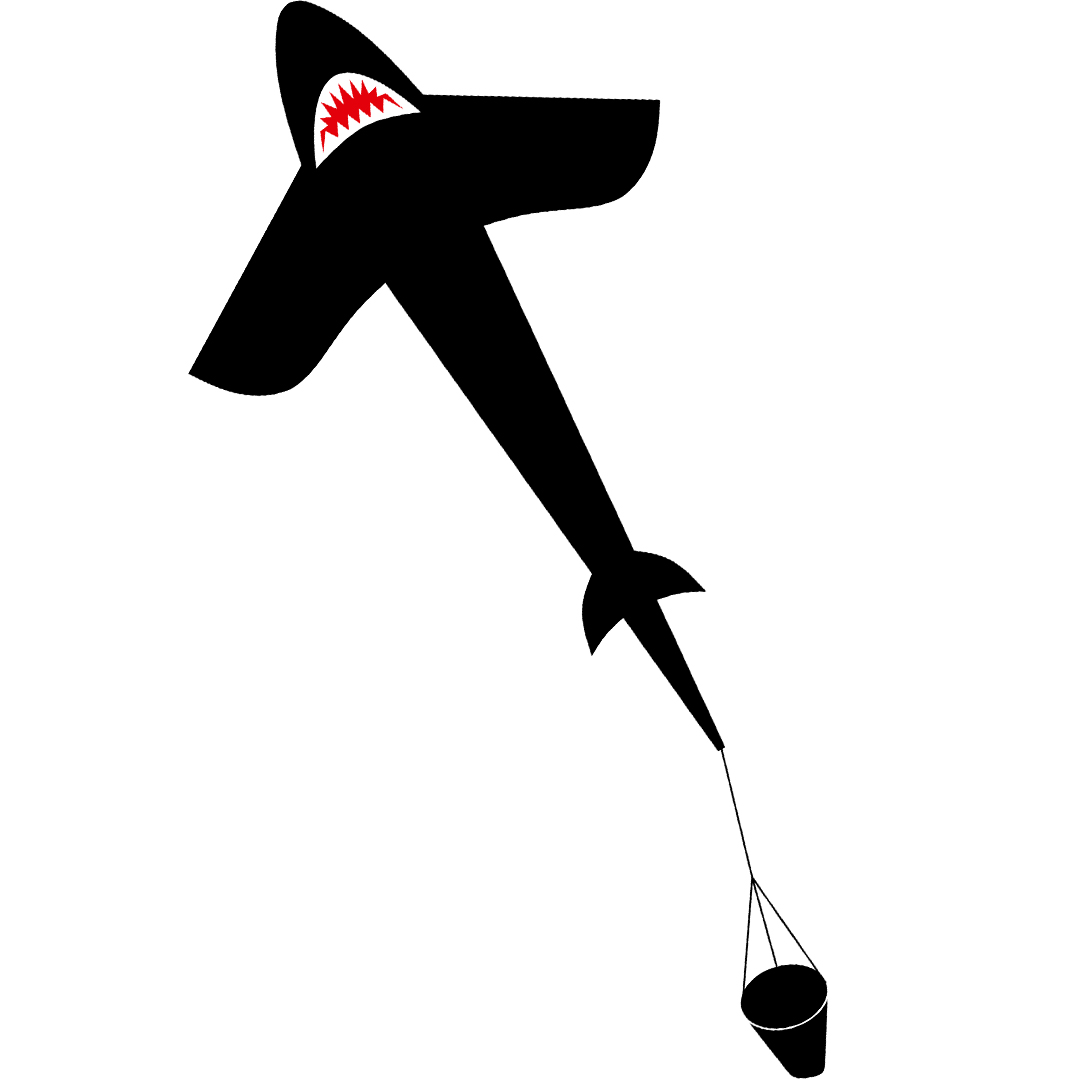Ecoline: Shark Kite 5'