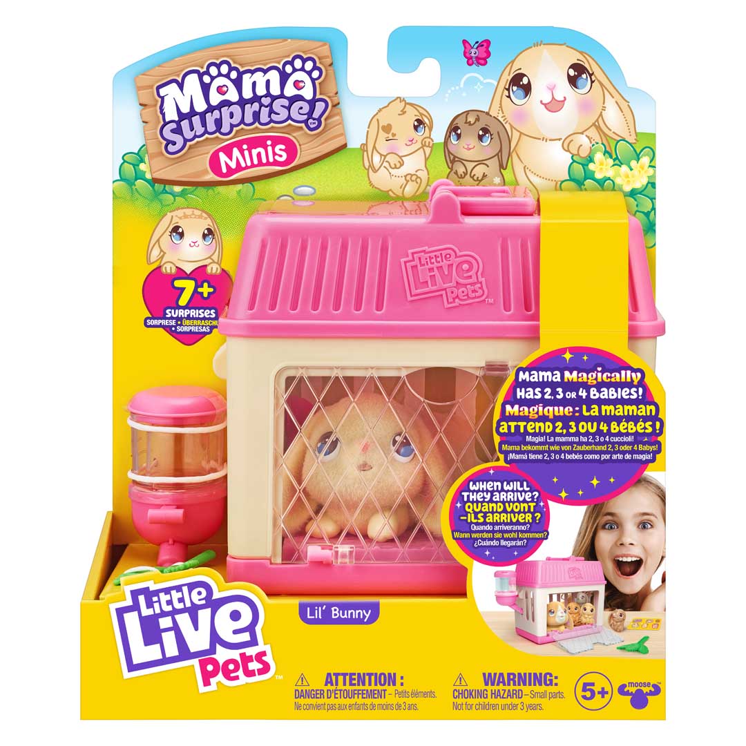 Little Live Pets: Mama Surprise - Mini-Spielset (Sortiment: Maus + Hase)