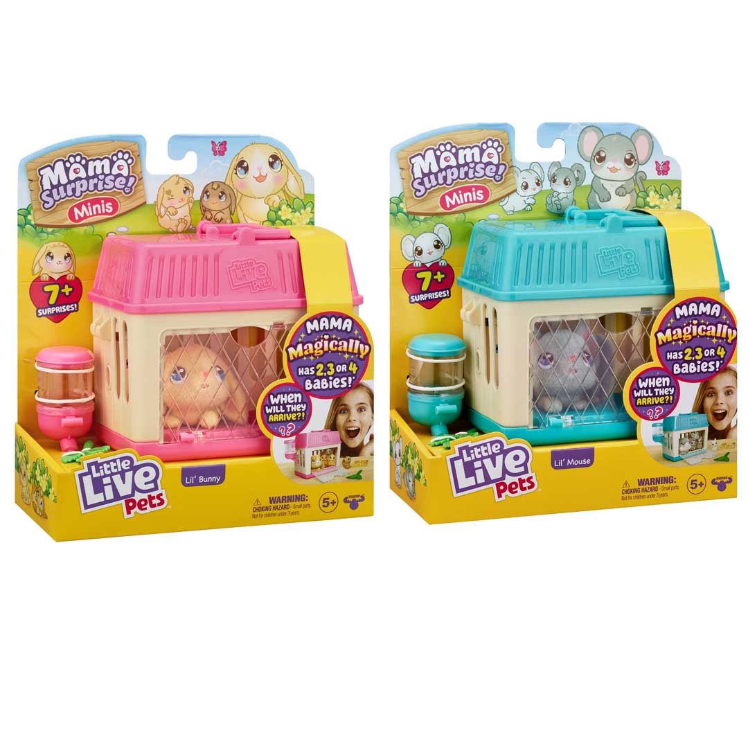 Little Live Pets: Mama Surprise - Mini-Spielset (Sortiment: Maus +