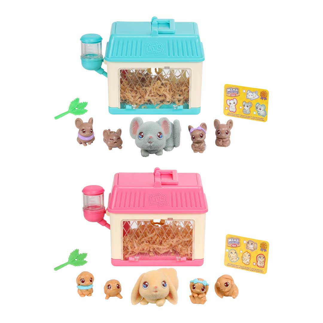 Little Live Pets: Mama Surprise - Mini-Spielset (Sortiment: Maus + Hase)