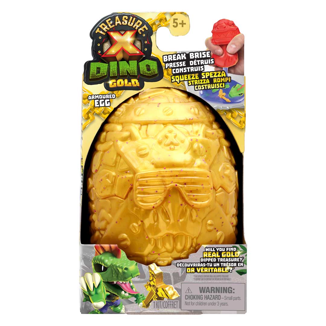 Treasure X - Dino Gold Armoured Egg