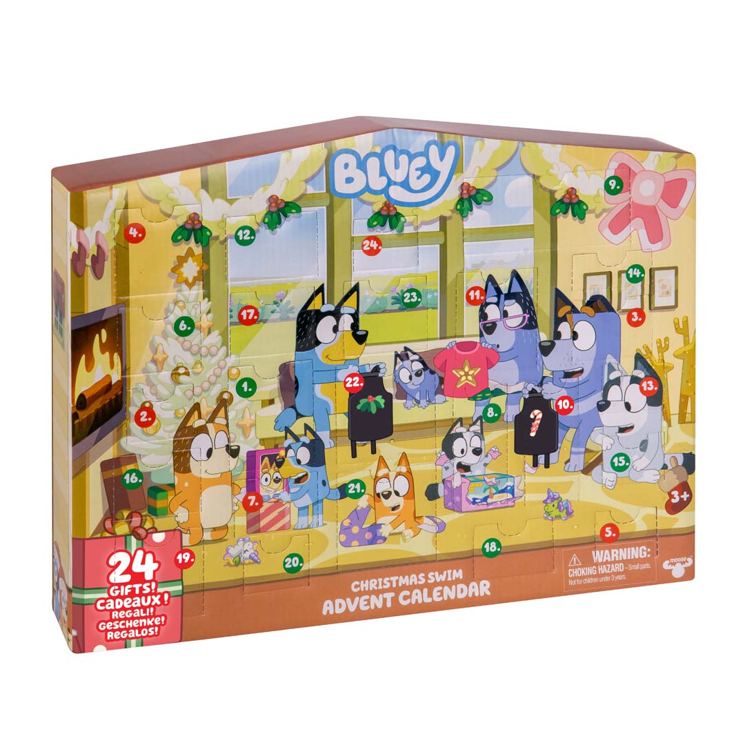 Bluey advent calendar imaginative play world with 24 surprises