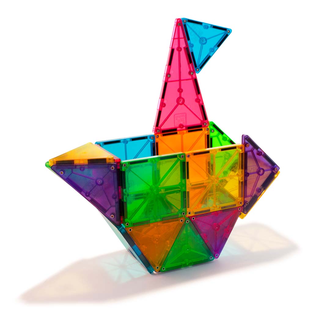 MAGNA TILES 32-teiliges Set Clear Colours für kreative Kids