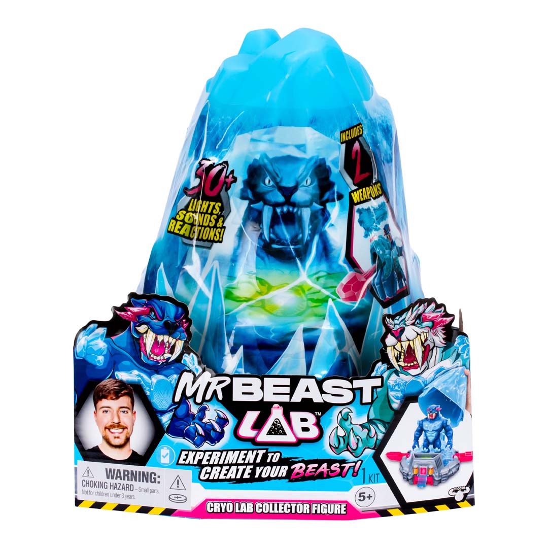MrBeast Lab Cryo Lab Action Figure Panther & Tiger 18cm