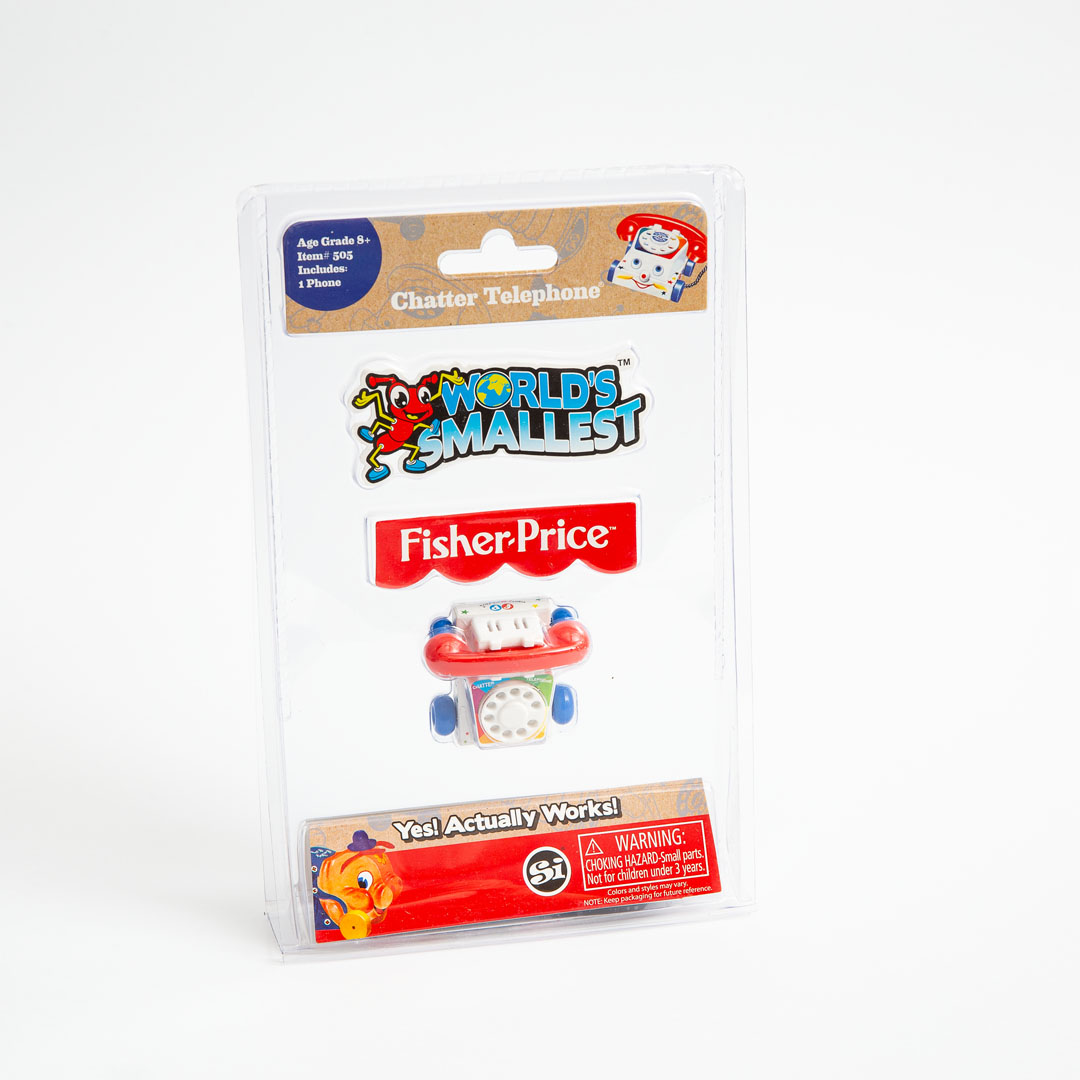 Miniature"Worlds Smallest" Fisher-Price Chatter Telephone Yes It Actually works 