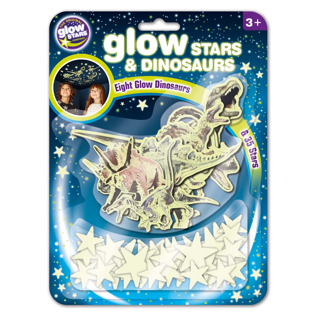 Brainstorm: Glow Stars + Dinosaurier