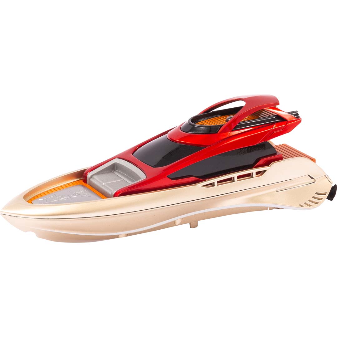 RC Mini Motor Yacht Red - 2.4 Ghz