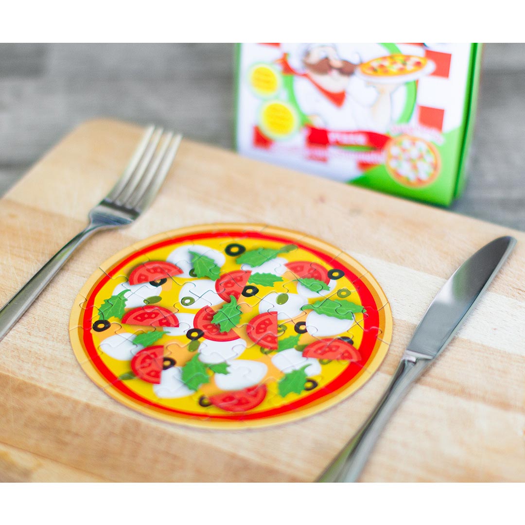 YWOW Games Mini Puzzles Pizza 6 Different Designs