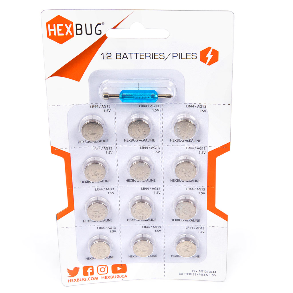 Hexbug Batteries 12 Pack - AG13/LR44