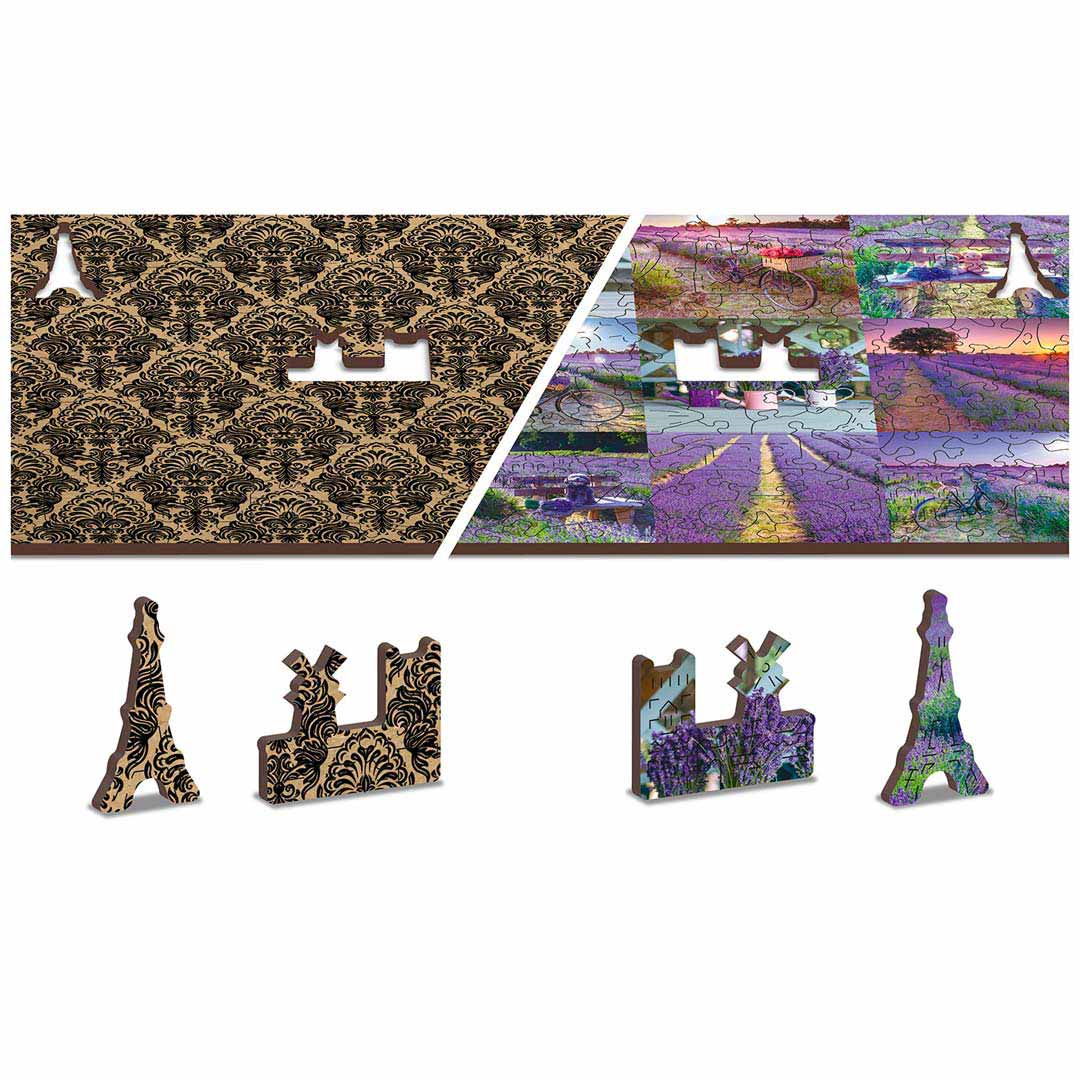 Wooden City: Wooden Puzzle Lavender France M