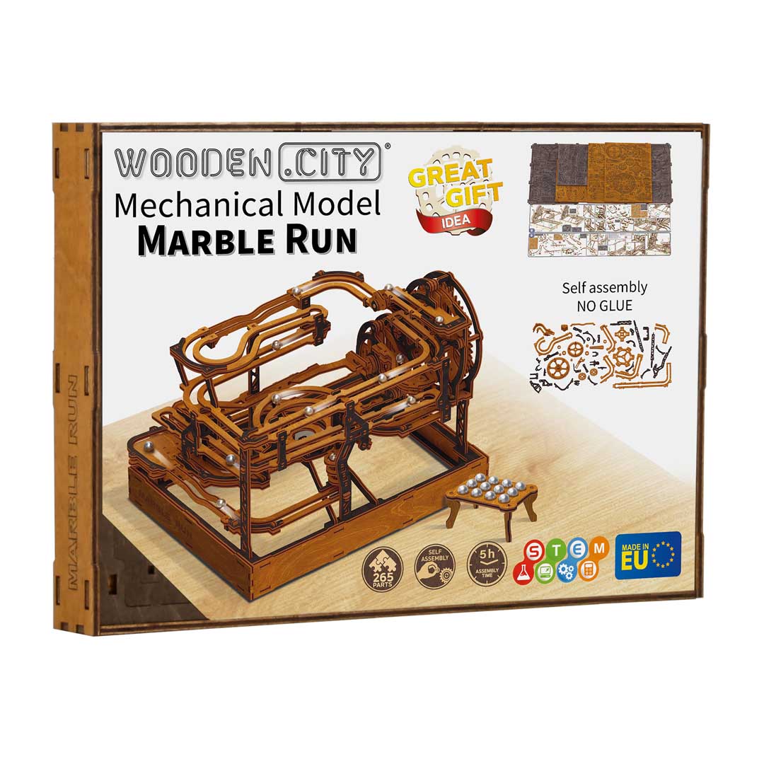 Wooden City Marble Run