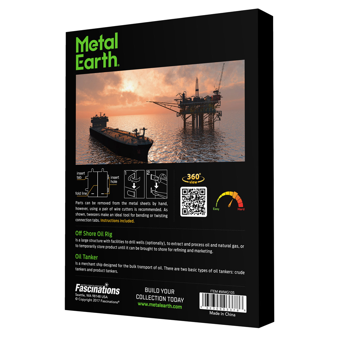 Metal Earth: Offshore Oil Rig & Tanker