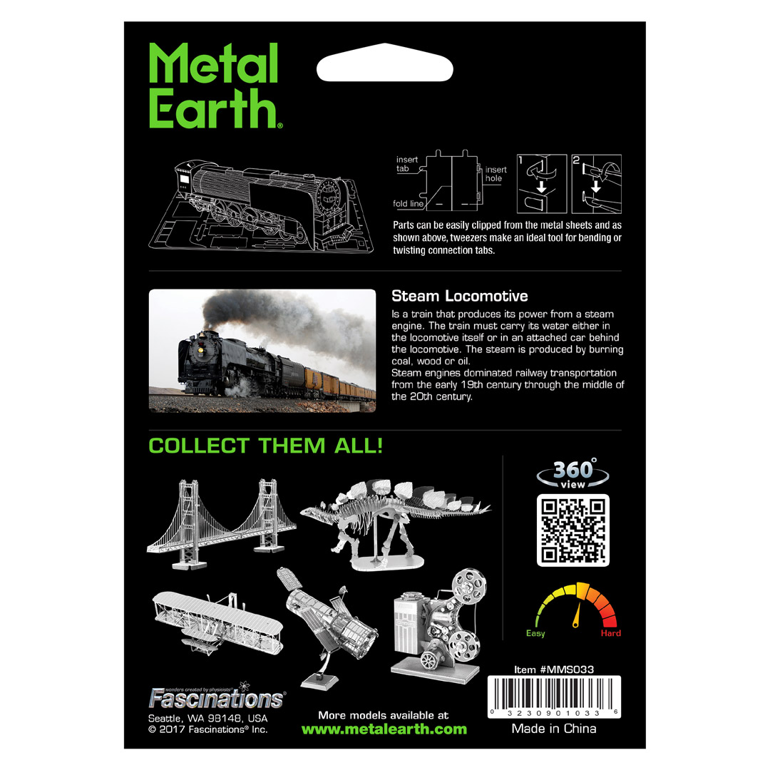 Metal Earth: UP844 Steam Locomotive
