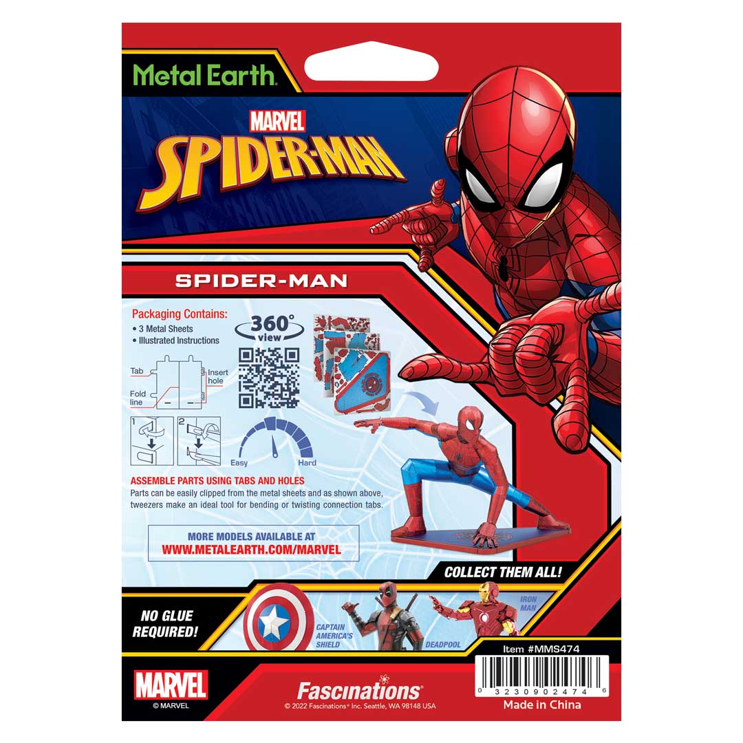 Metal Earth: Marvel: Spider-Man, farbig