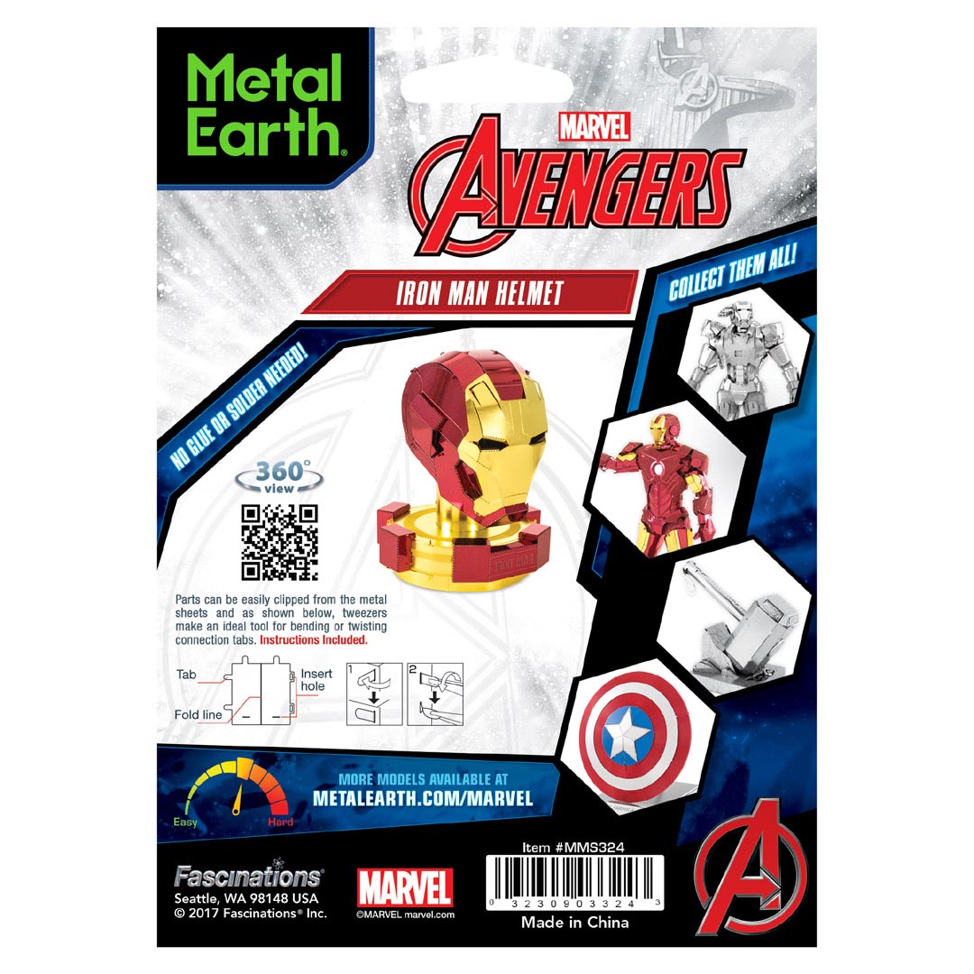 Metal Earth: Marvel Avenger Iron Man Helmet