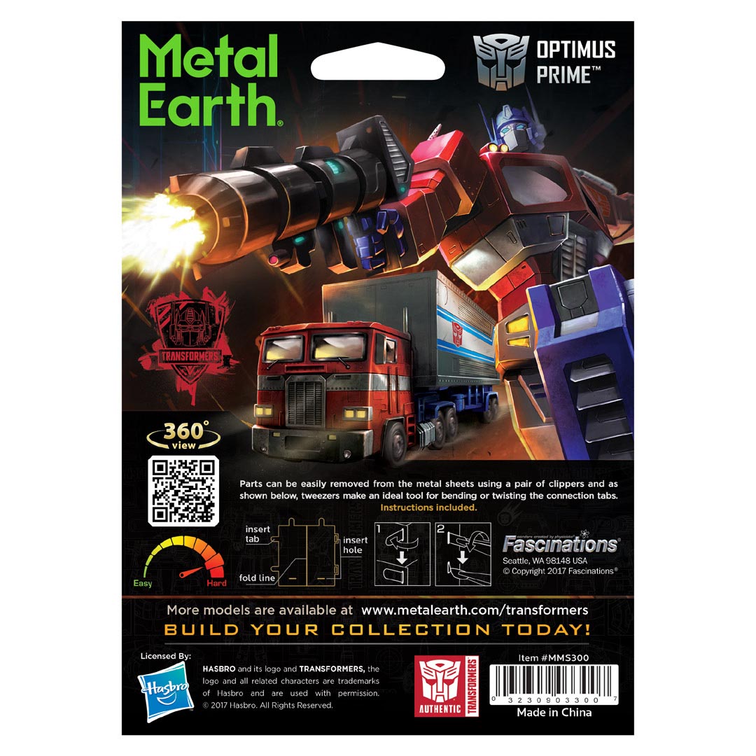 Metal Earth: Transformers Optimus Prime