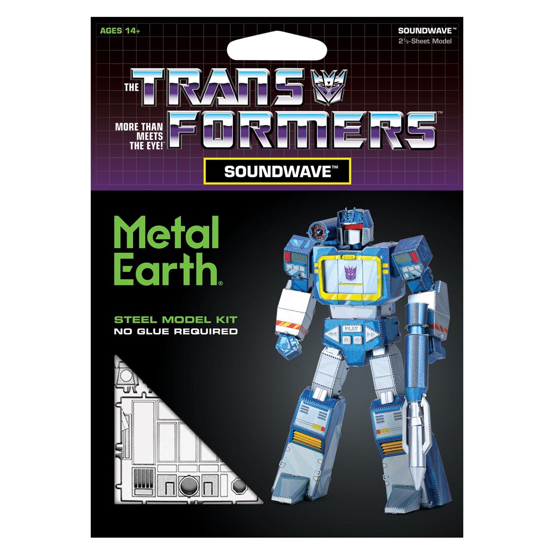 Metal Earth: Transformers Soundwave, farbig