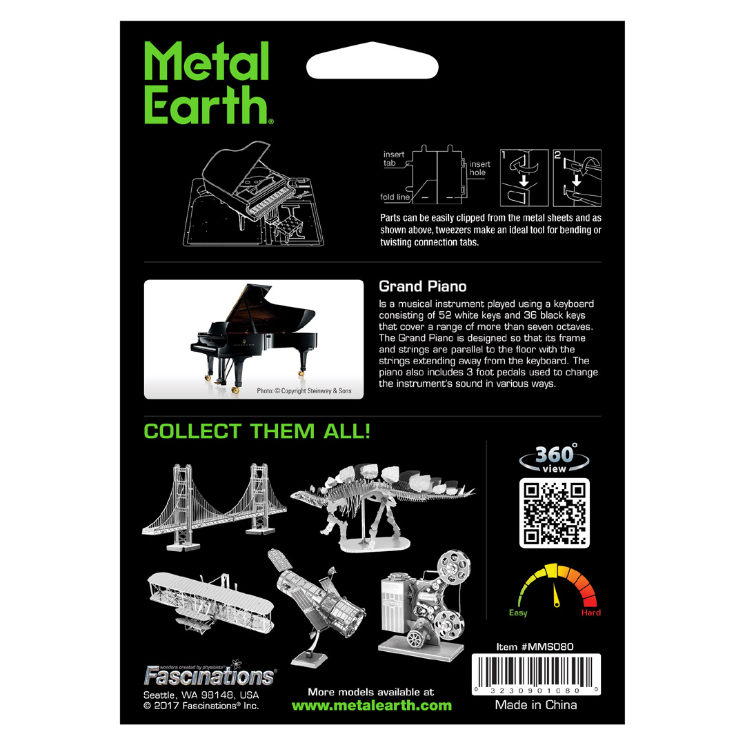 Metal Earth: Grand Piano