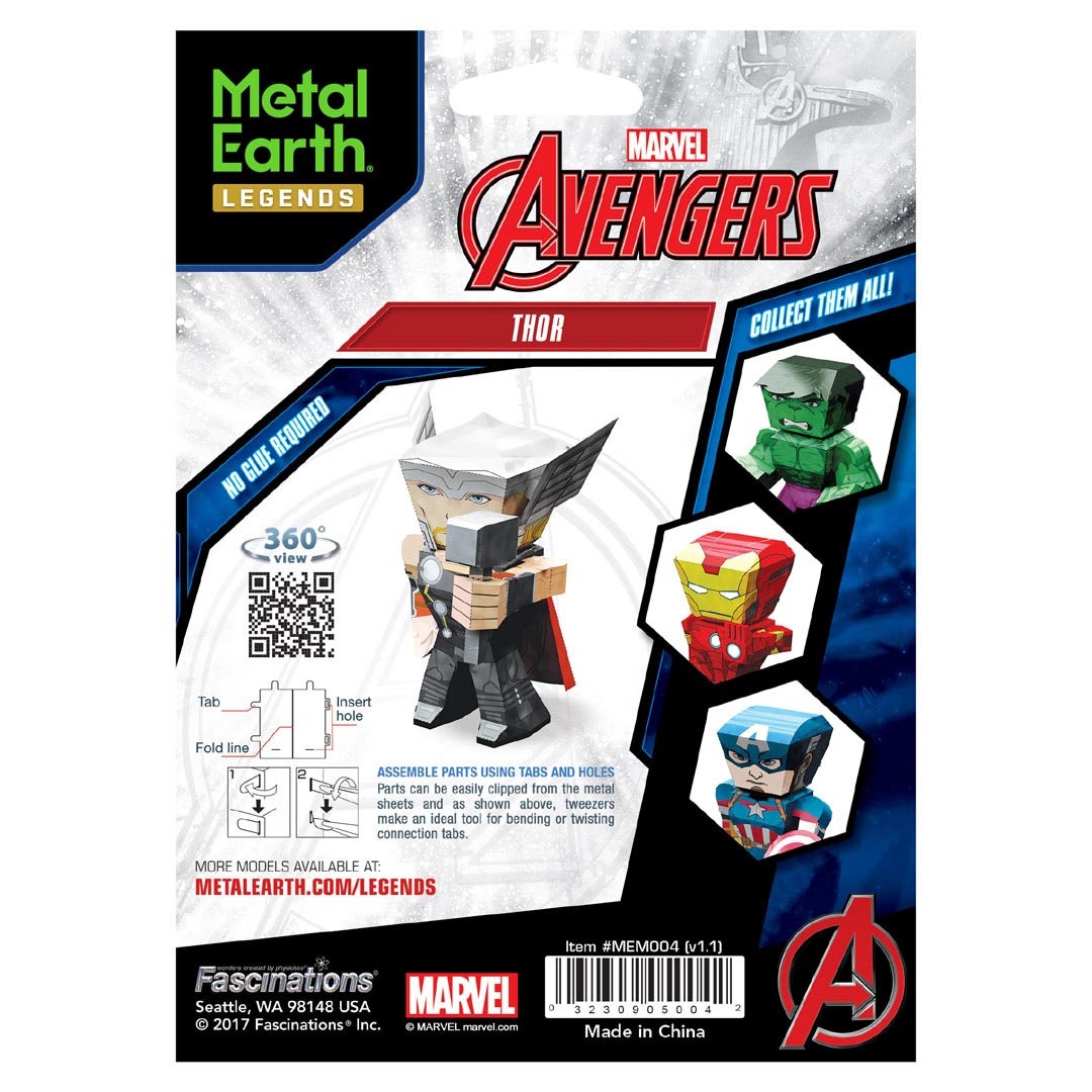 Metal Earth: Marvel Avengers Thor Mini