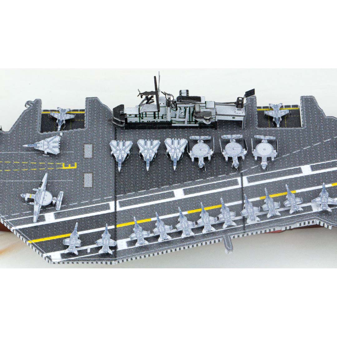Fascinations ICONX USS MIDWAY US Naval Aircraft Carrier 3D Metal