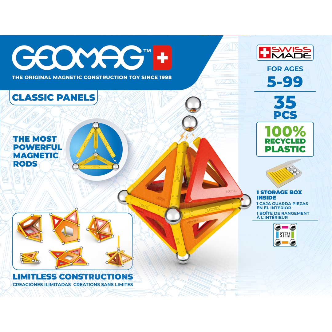 Geomag Magnetic Panel Construction Toys, Geomag Classic Toys