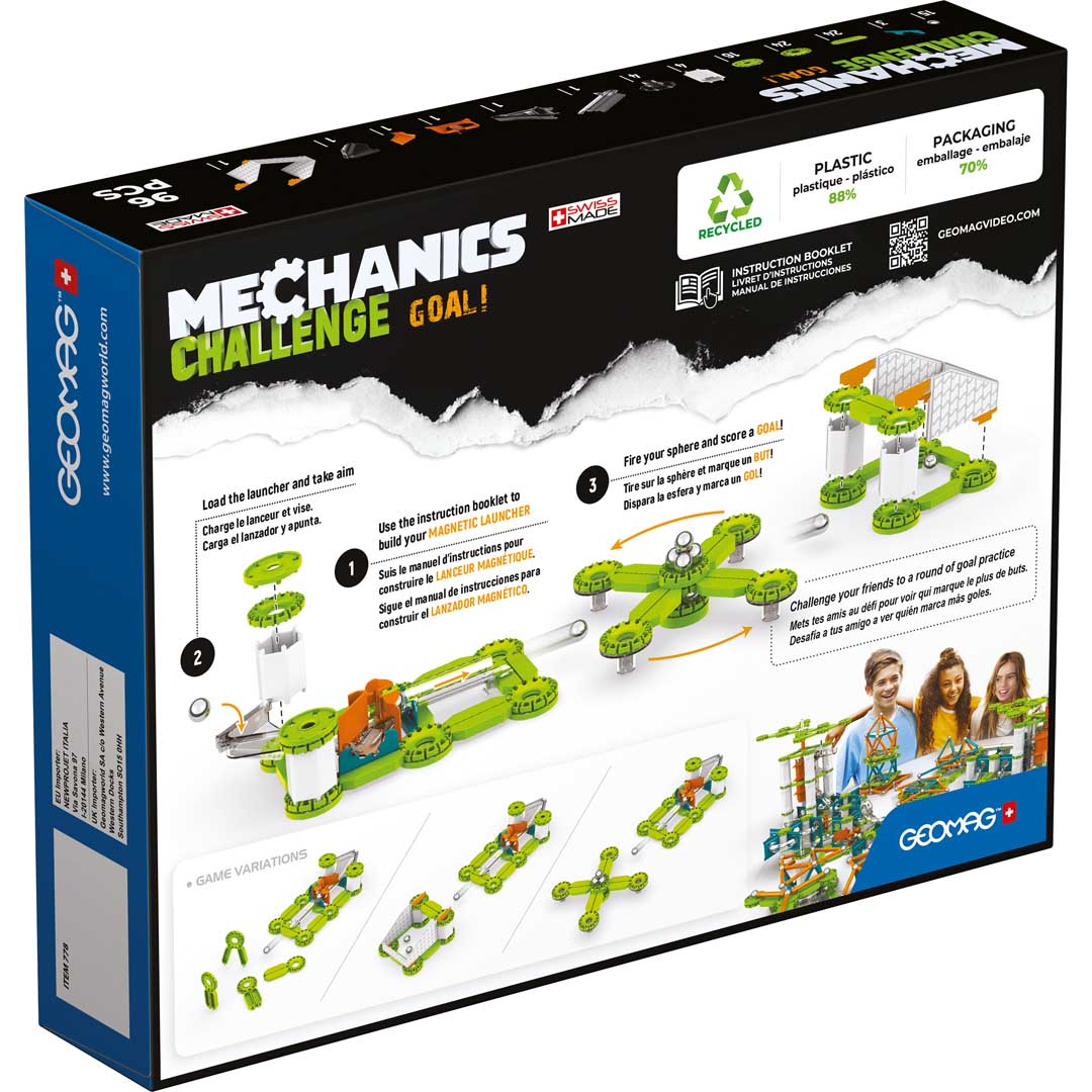 Geomag Mechanics Recycled Challenge Goal 96