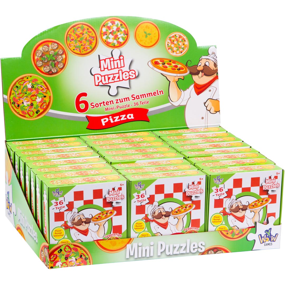Displaypaket Mini Puzzles Pizza